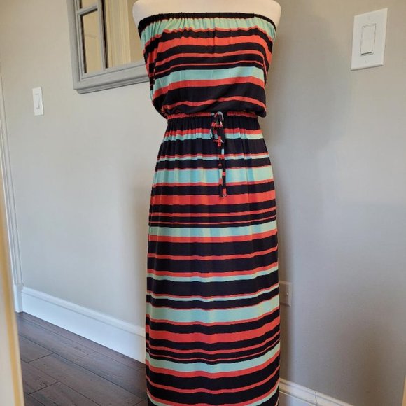 Ann Taylor Factory Dresses & Skirts - Ann Taylor Factory Striped Maxi Dress Peti…